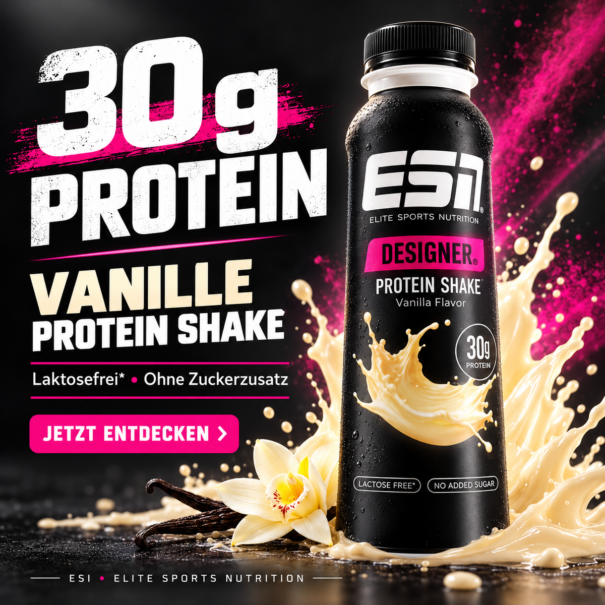 ESN - Designer Protein Shake Chocolate V2 | 8 x 330ml - MHD Ware !!