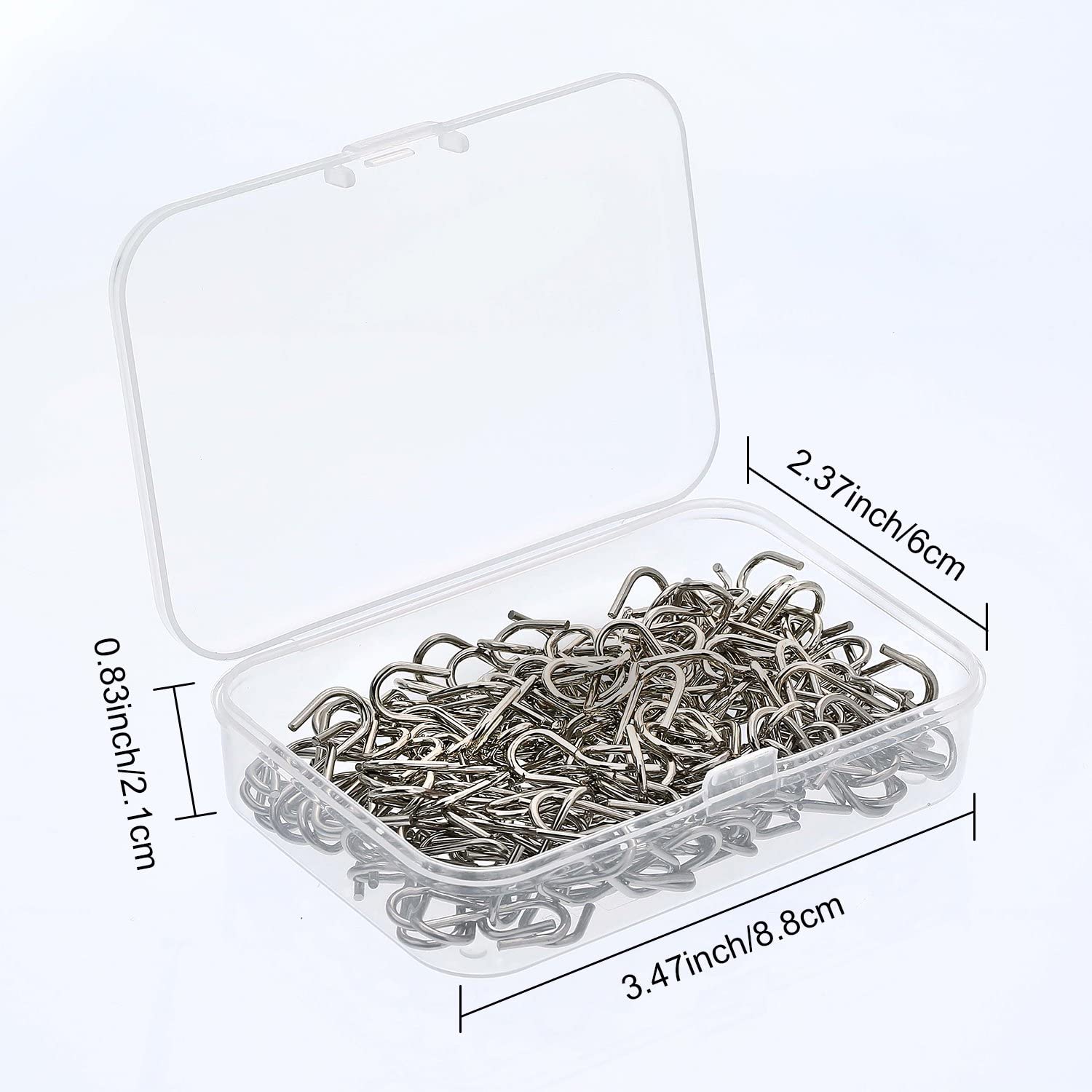 Mini S-Haken / Ballenden - 150 Stück