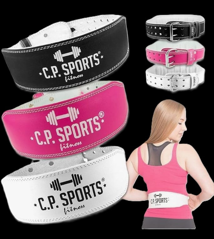 Gewichtshebegürtel - Echt Leder - C.P. SPORTS - T6
