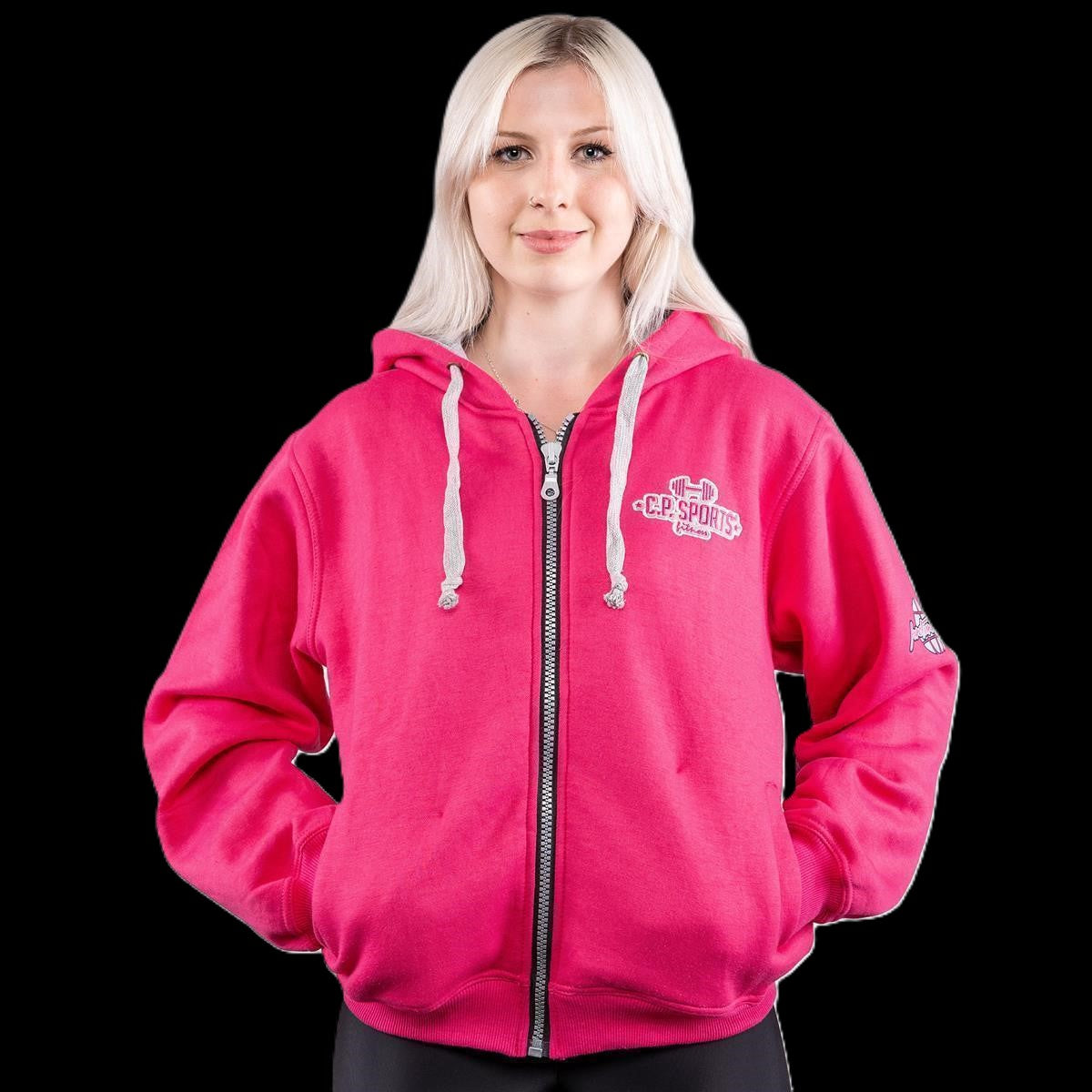 Fitnessbundle Starterpack für Frauen: Trainingsjacke, Trainingstasche, Gewichthebergürtel, Fitnesshandschuhe!