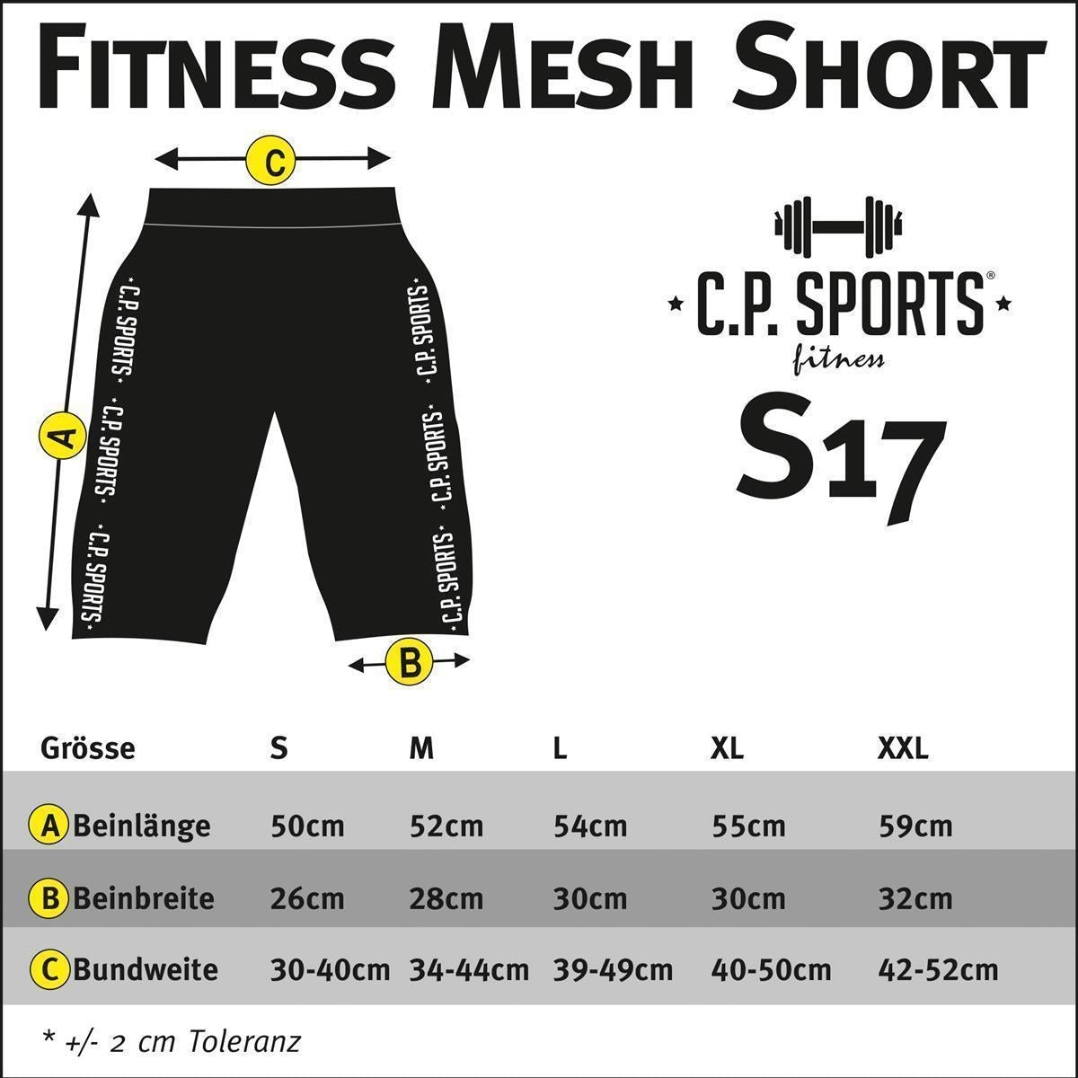 Trainingshose / Fitness Hose kurz - C.P.Sports - S17