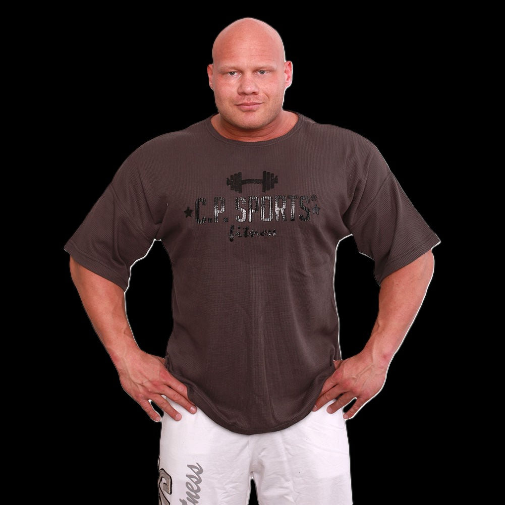 Bodybuilding T-Shirt / Fitness T-Shirt - Wafelmuster - C.P. Sports S20