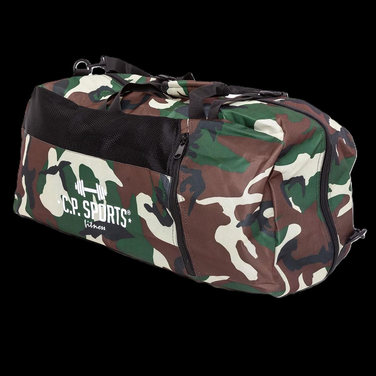 Kombi Sporttasche Groß - 3x Varianten in einem - Camouflage C.P.Sports-S5-1