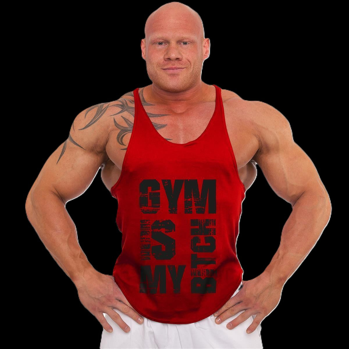 Tank Top - 3xStück / Oder Einzeln +Turnbeutel - Rot - C.P. Sports- S710