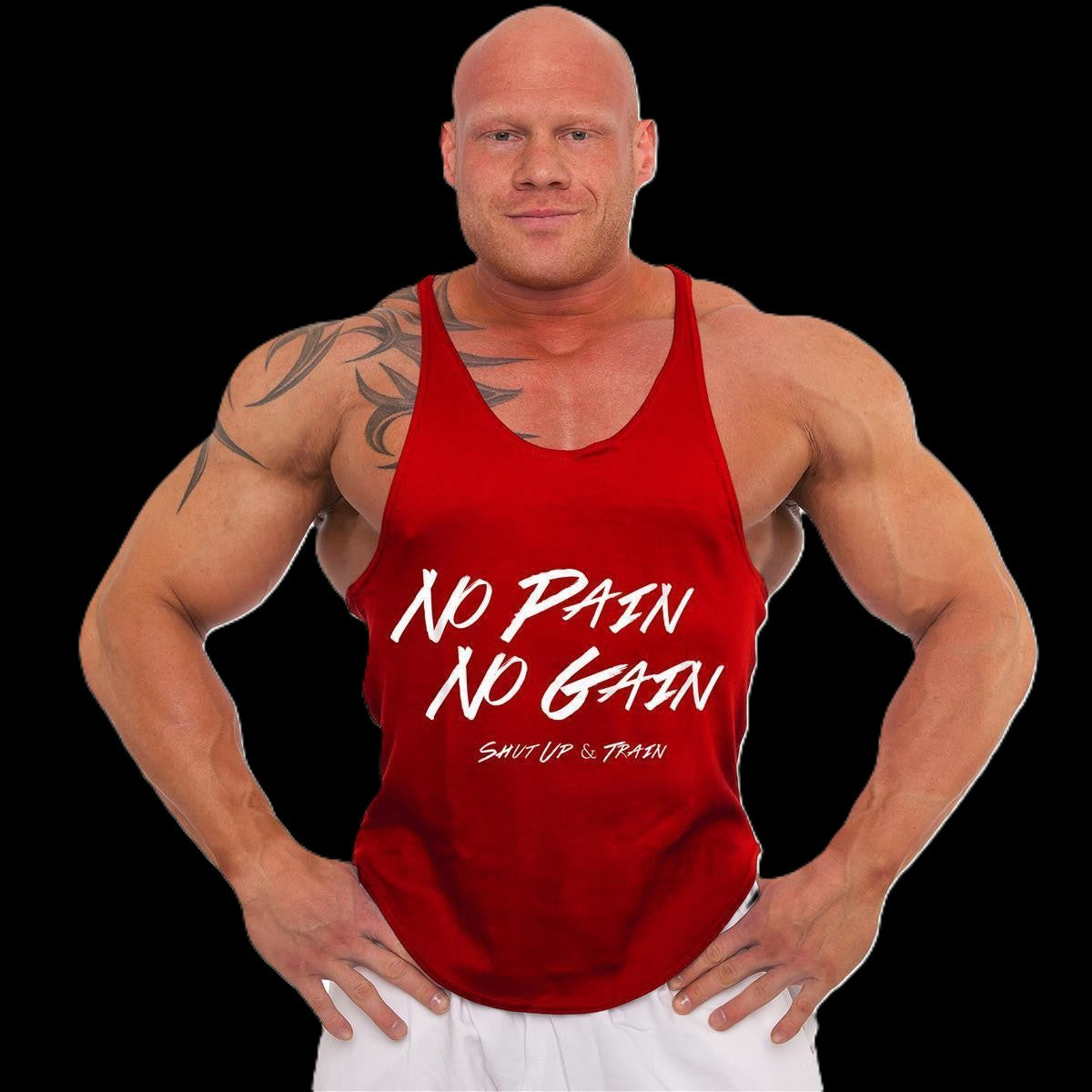 Tank Top - 3xStück / Oder Einzeln +Turnbeutel - Rot - C.P. Sports- S710