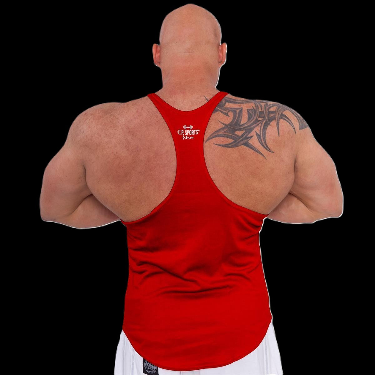 Tank Top - 3xStück / Oder Einzeln +Turnbeutel - Rot - C.P. Sports- S710