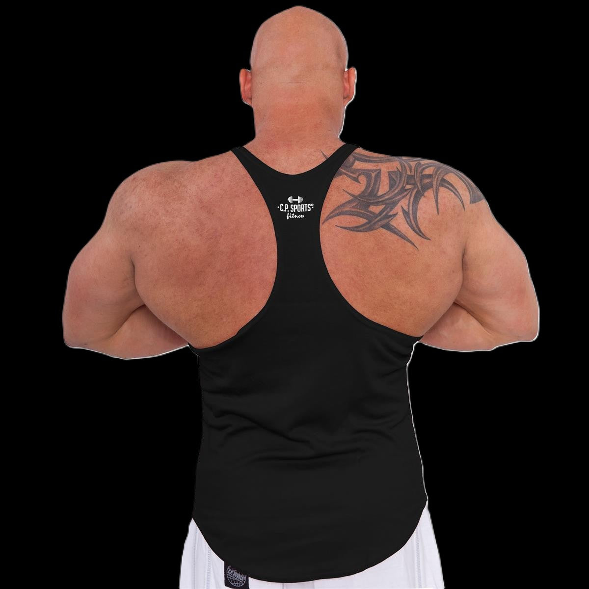 Tank Top - 3xStück / Oder Einzeln +Turnbeutel - Schwarz - C.P. Sports - S710