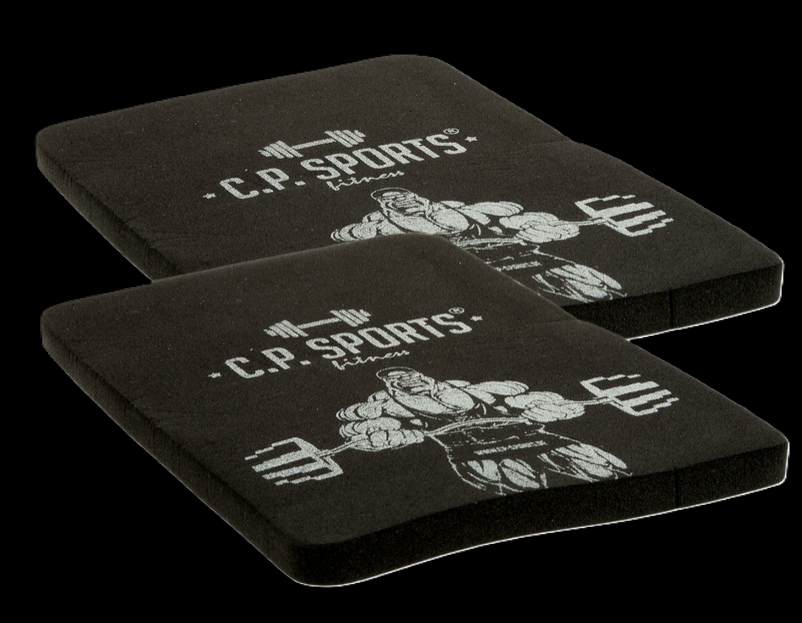 Griffpads Schwarz "bodybuilder Silber" - C.P. Sports - F18-6