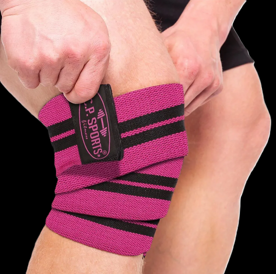 Profi Kniebandagen - Pink - Länge 150cm C.P. Sports - T23