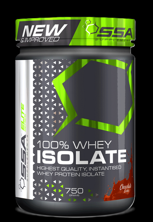100% Whey Isolate - SSA Suplements - Schoko/Vanille