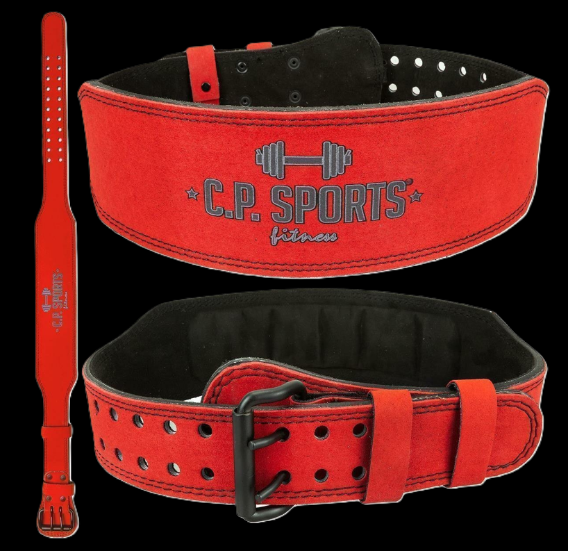 Gewichthebergürtel Amara Leder -Rot - C.P.Sports T4-5