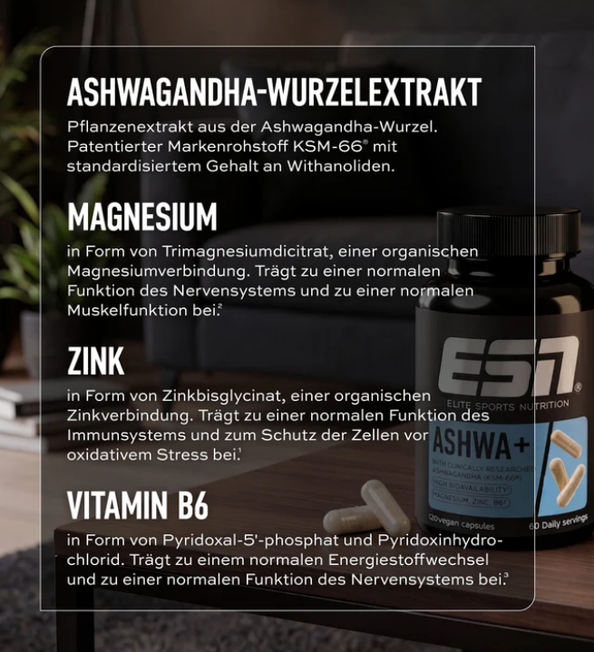 ESN Ashwagandha - 120 Kapseln