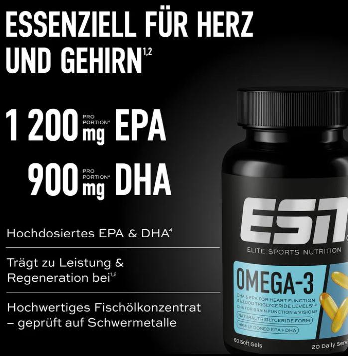 ESN - Omega-3 - 60 Kapseln