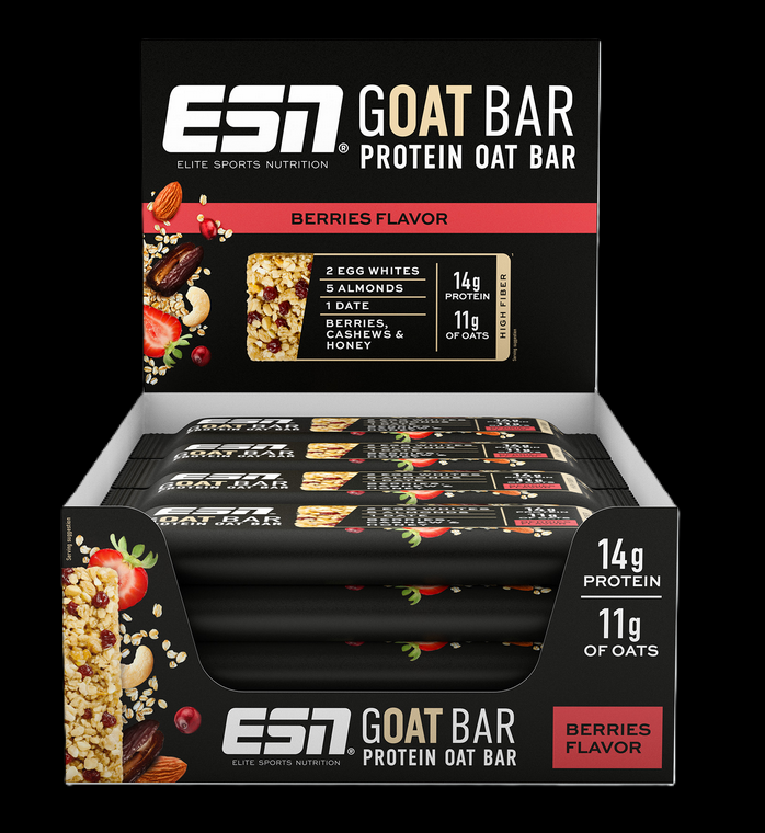 ESN - GOAT Bar Berries | 12 x 55g