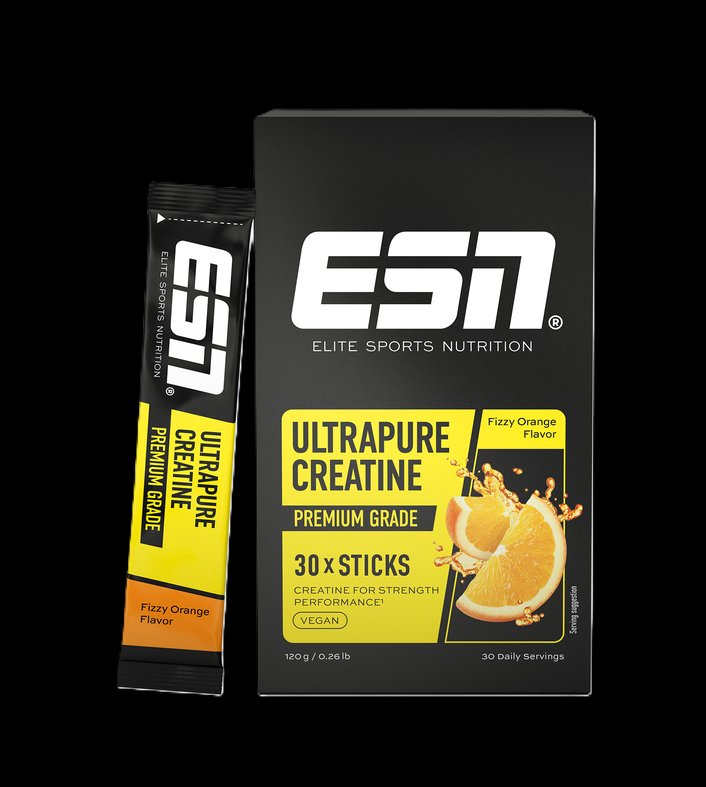 ESN - Ultrapure Creatine Sticks Fizzy Orange | 30 x 4g