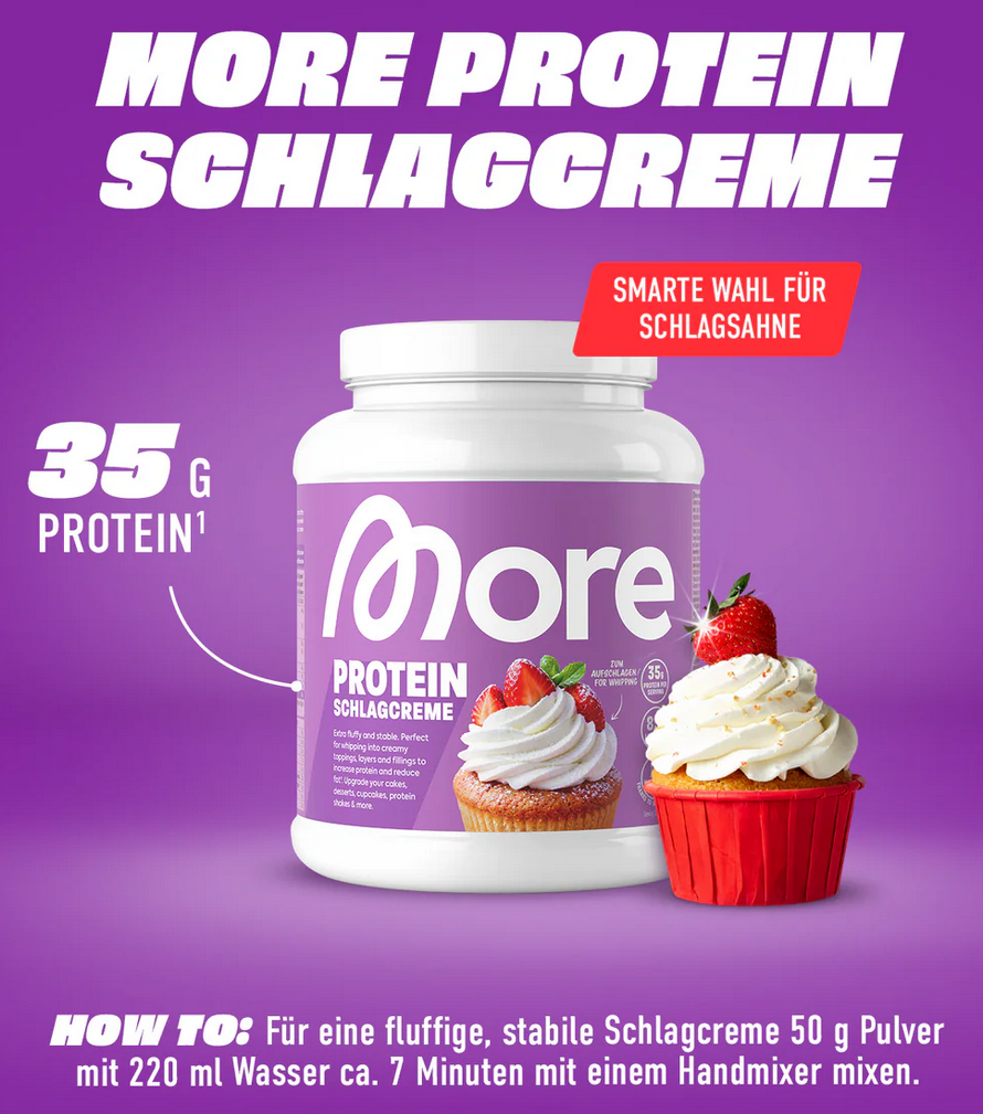 More Saucen & Back Protein Sahne | 600g