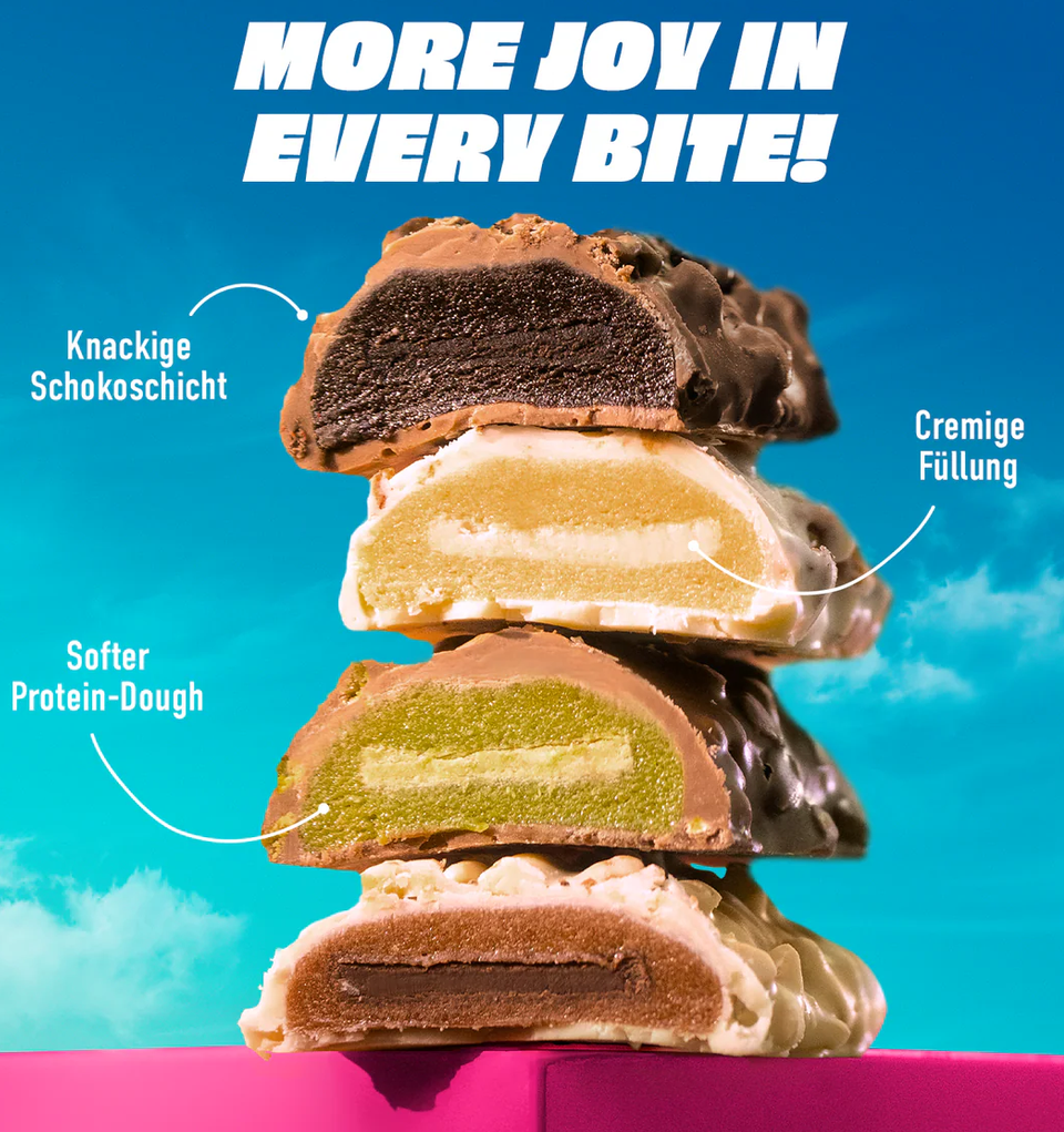 More - Protein Satisbites White Chocolate Strawbery | 12 x 2x25g