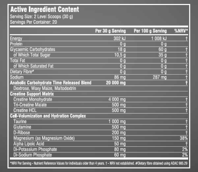 Starter 4er Paket: Creatine + BCAA Amino + L-Glutamine + Handschuhe