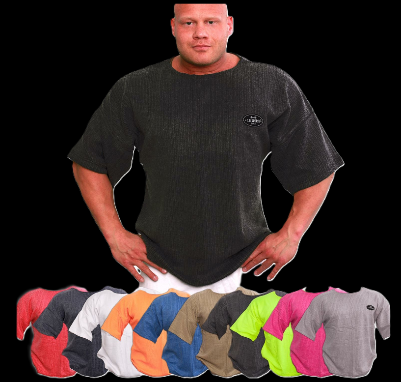 Bodybuilding T-Shirt / Fitness T-Shirt - verschiedene Farben - C.P. Sports - S8-4