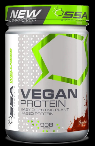 Vegan Protein - SSA Suplements - Vanille / Schoko