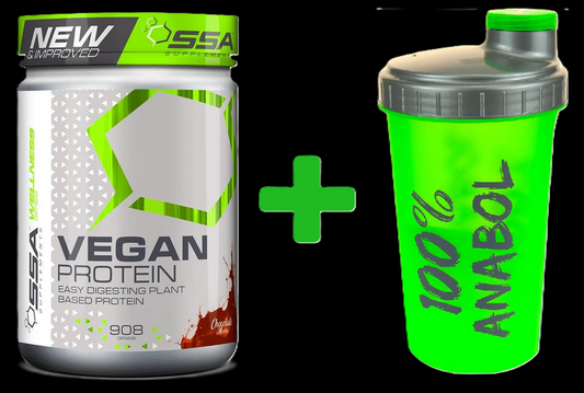 Vegan Protein - SSA Suplements - Vanille / Schoko
