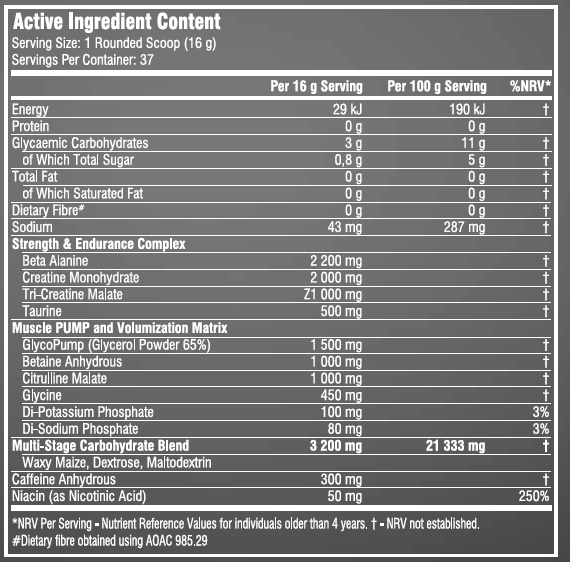 Ganic-F Pump - SSA Suplements - 300g