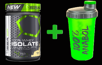 100% Whey Isolate - SSA Suplements - Schoko/Vanille