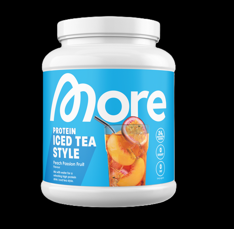 More Clear Protein Iced Tea Style Peach Passionfruit | 600g