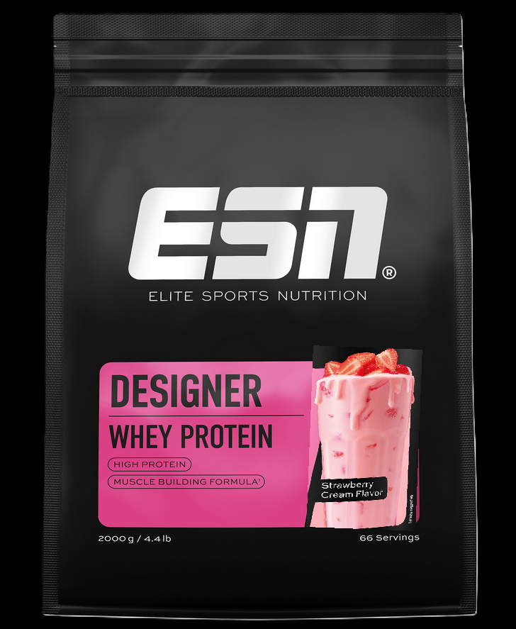 ESN - Designer Whey Protein Strawberry Cream | 2000g Beutel