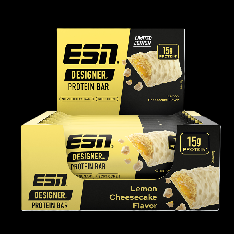 ESN - Designer Protein Bar Lemon Cheesecake | 12 x 45g