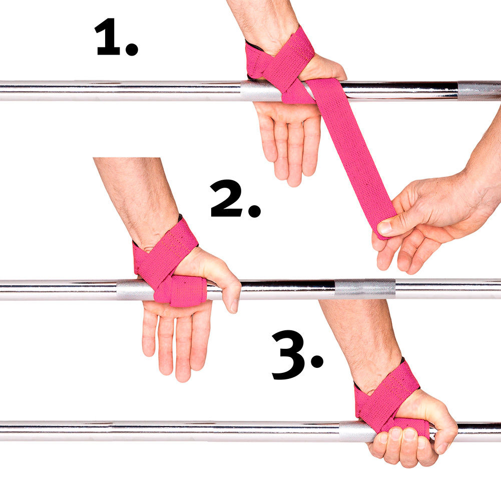 Zughilfen - Die genialen Straps - Pink - C.P. Sports T10
