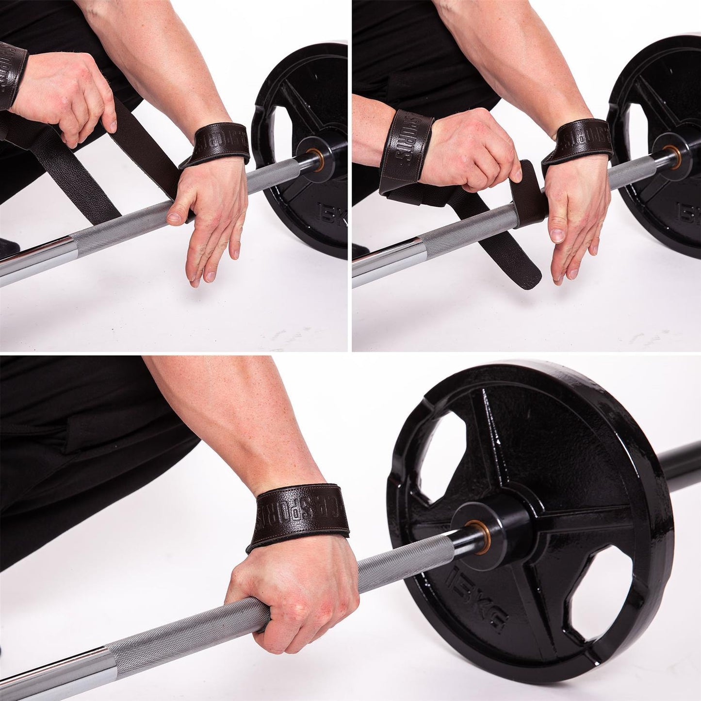 Zughilfen Profi- Leder - Dunkel Braun - T12-5