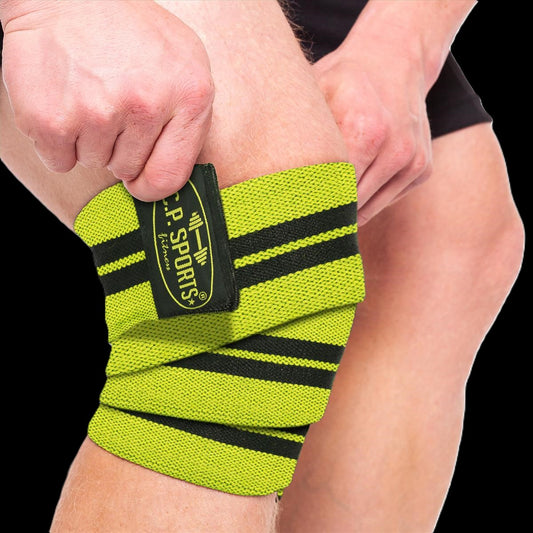 Profi Kniebandagen - Gelb - Länge 150cm C.P. Sports - T23