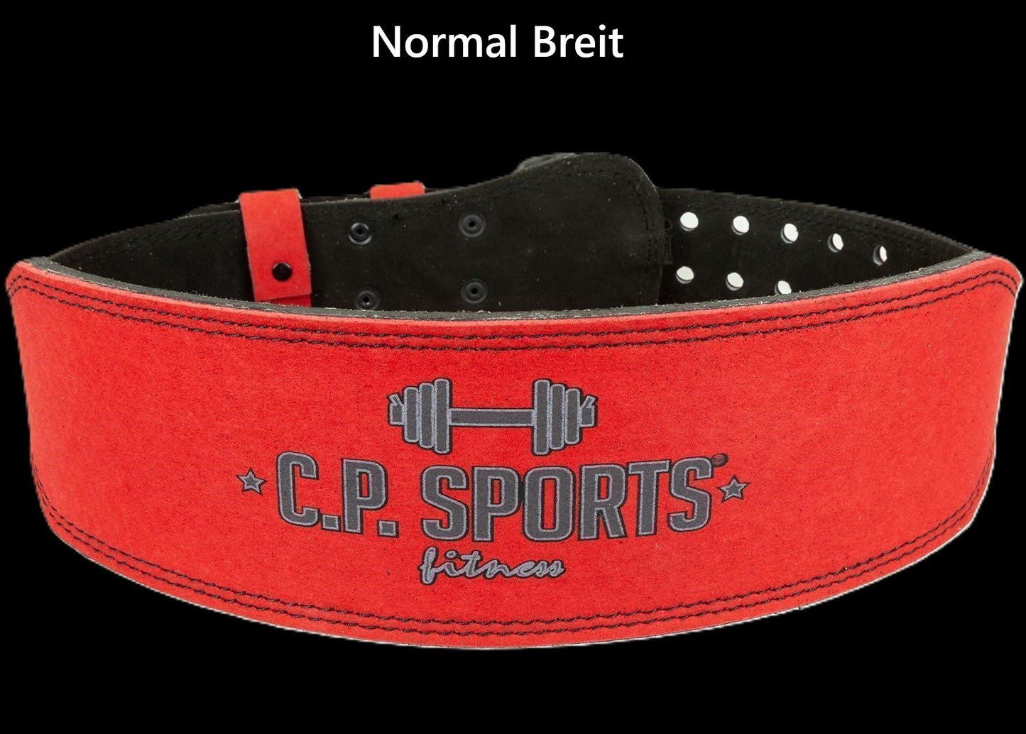 Gewichthebergürtel Amara Leder -Rot - C.P.Sports T4-5