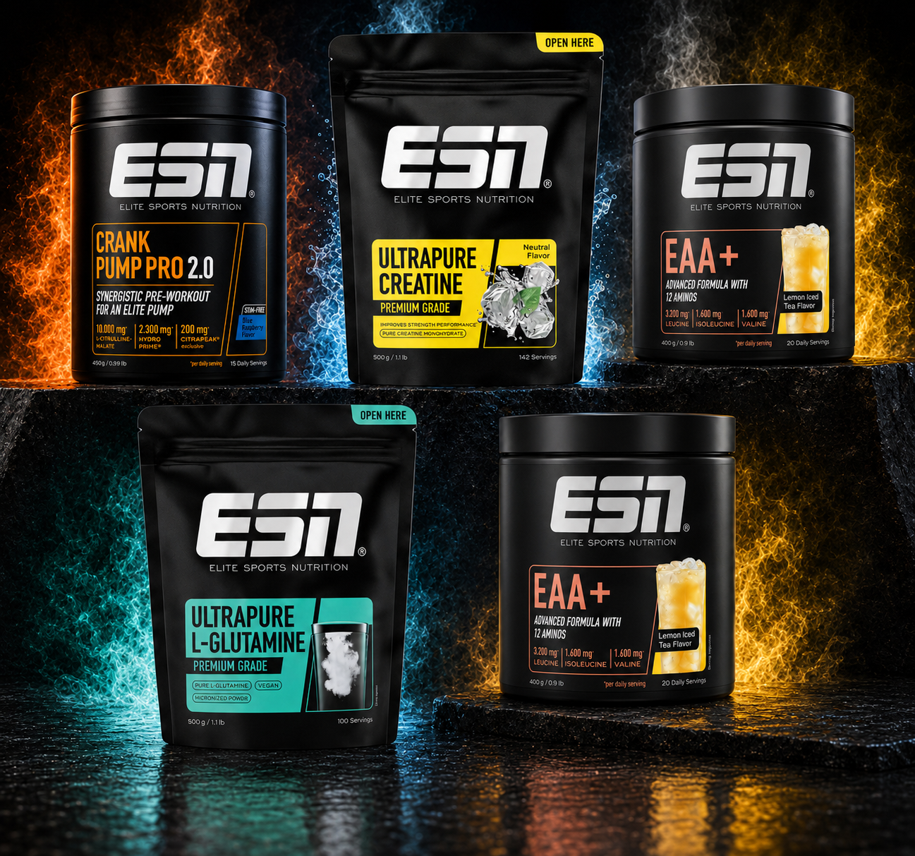 BCAA EAA Amino | Pre-Workout | Pumpen | Creatine | Glutamine