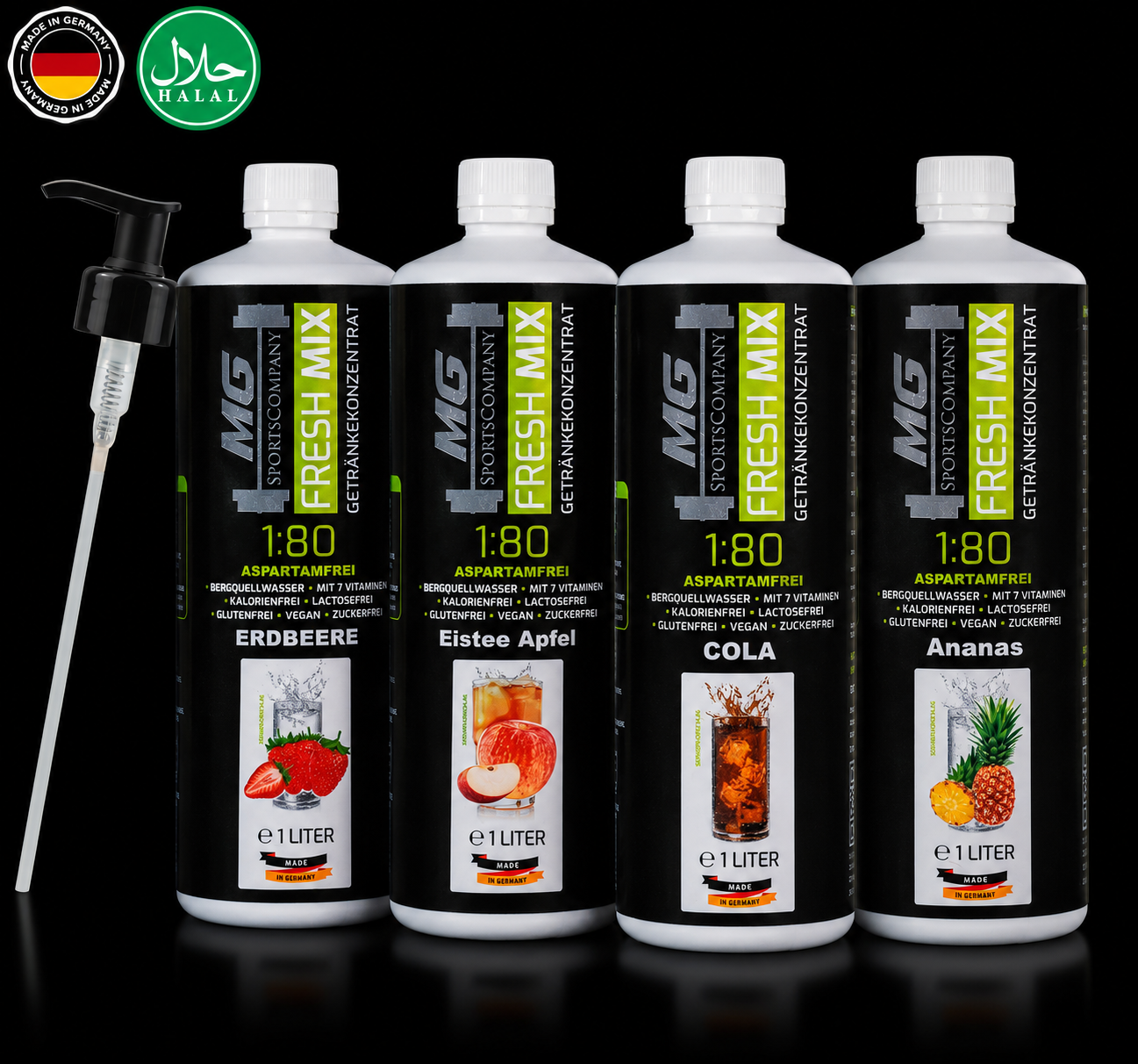 Fitness Getränkekonzentrat für Sportler mit 7 wertvollen Vitaminen