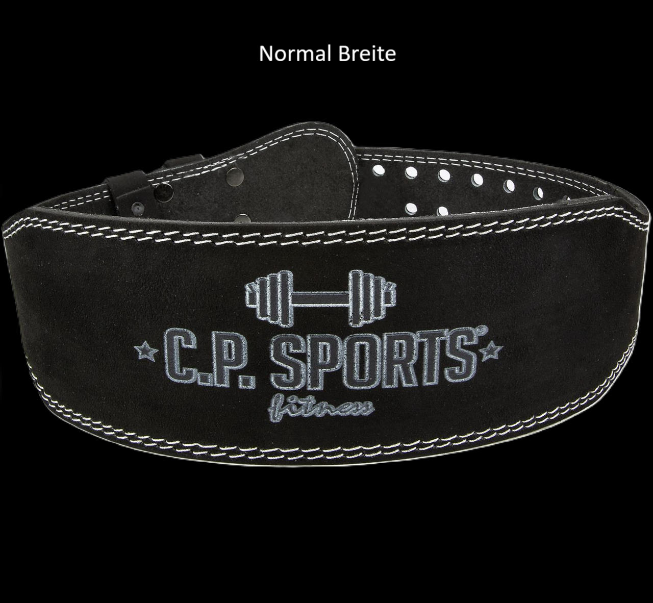 Gewichthebergürtel Amara Leder - Schwarz - C.P.Sports - T4-8