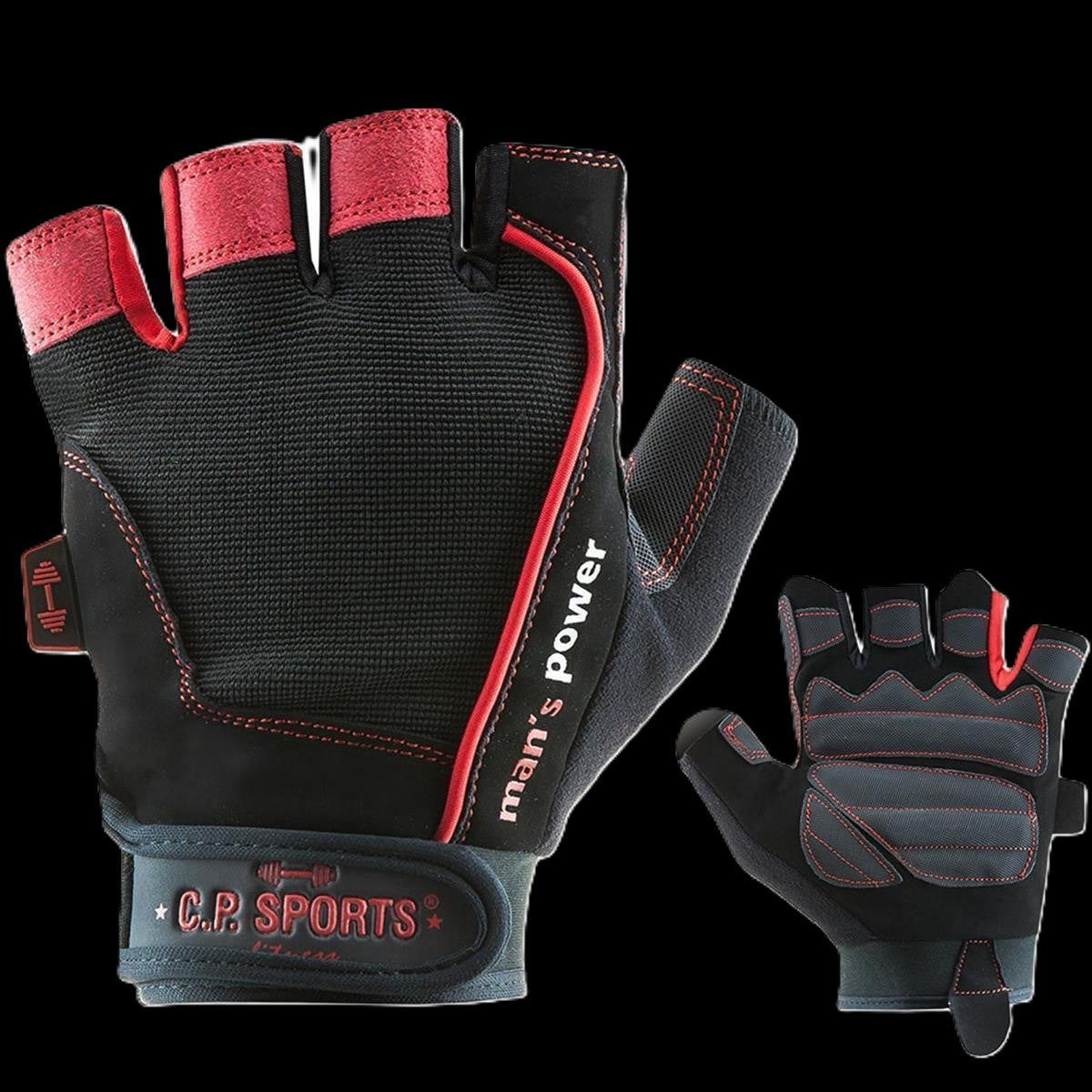 Gorilla Grip Handschuh / Fitness Handschuh - Blau oder Rot - C.P. Sports - F160