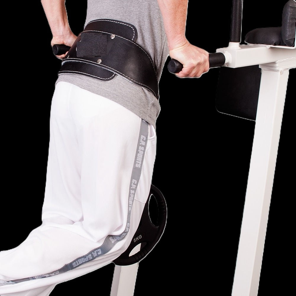 Dip Gürtel Leder - Schwarz - MG Sports® - G6