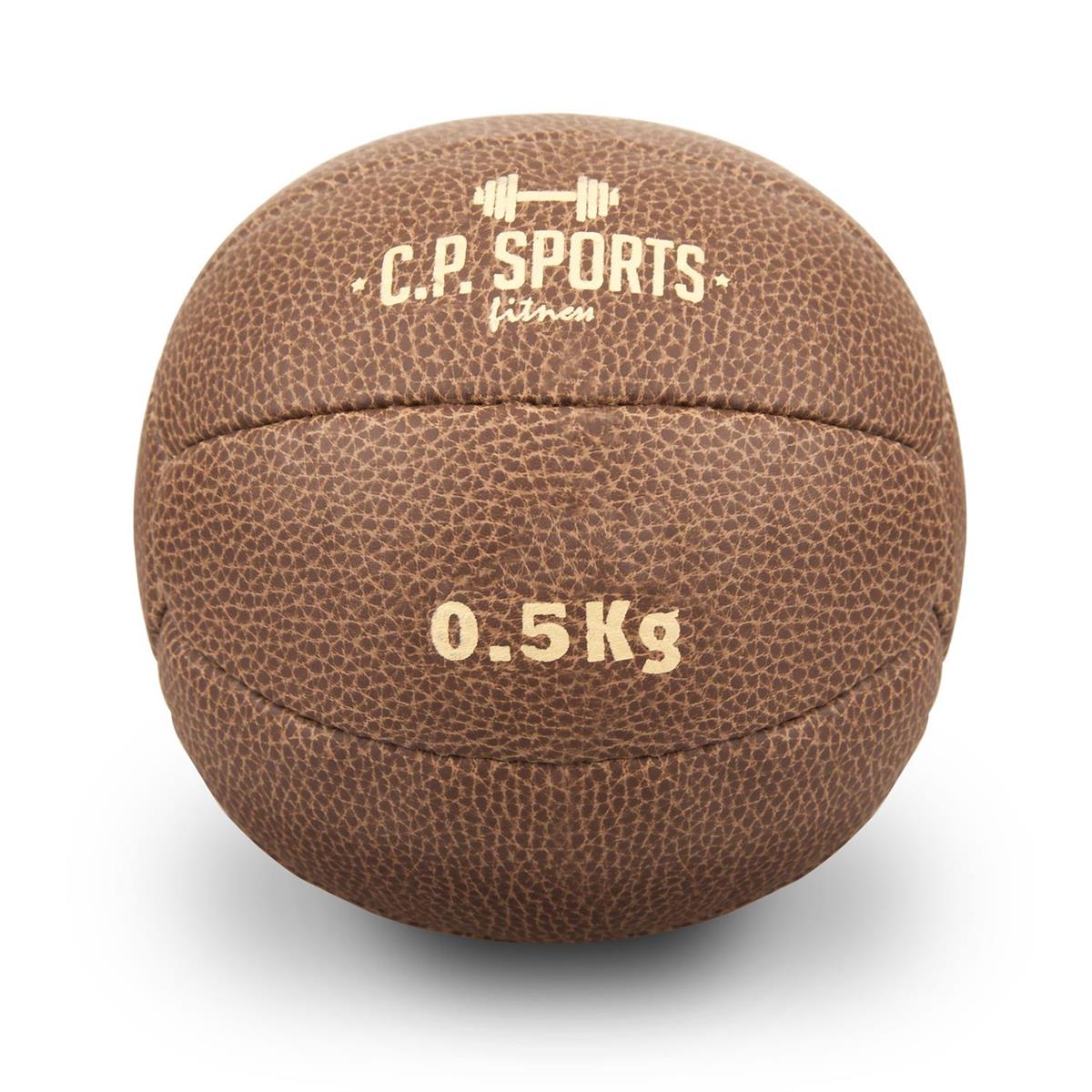 Medizinball / Farbe: Braun / verschiedene Größen - C.P. Sports K5