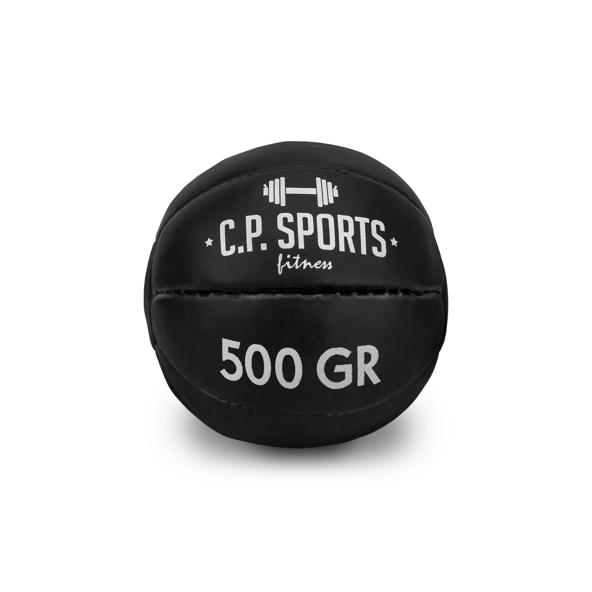 Medizinball Schwarz Kunstleder- verschiedene Größen- C.P. Sports- K5