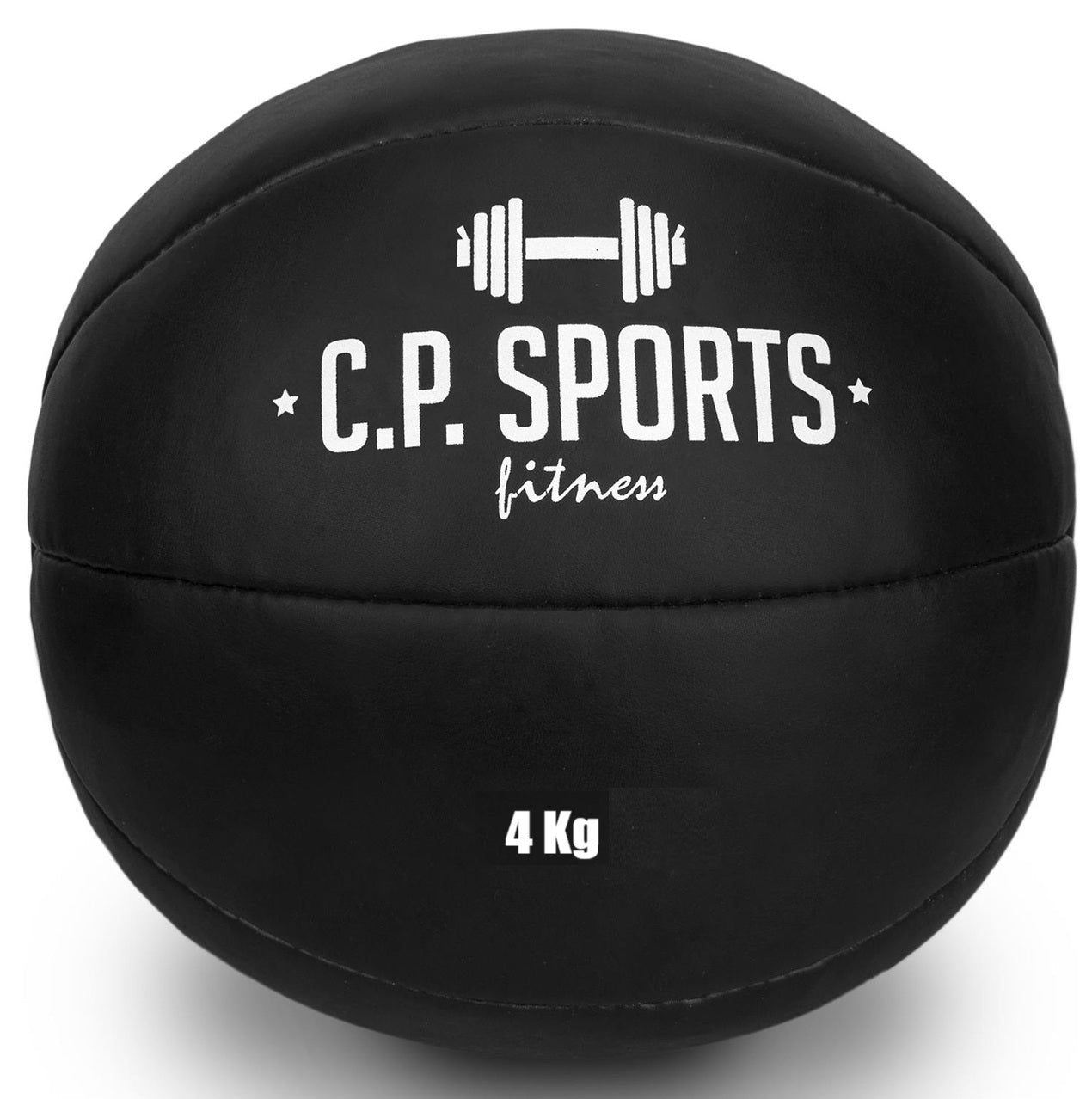 Medizinball Schwarz Kunstleder- verschiedene Größen- C.P. Sports- K5