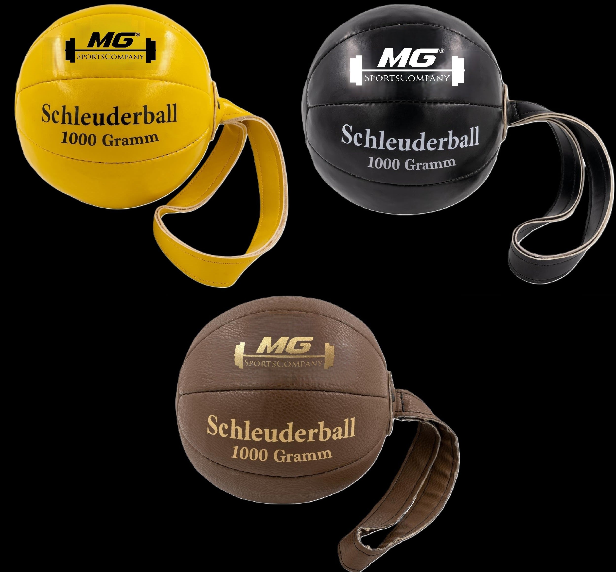 Schleuderball 1000g - Farbe wählen -M.G. Sports - K9