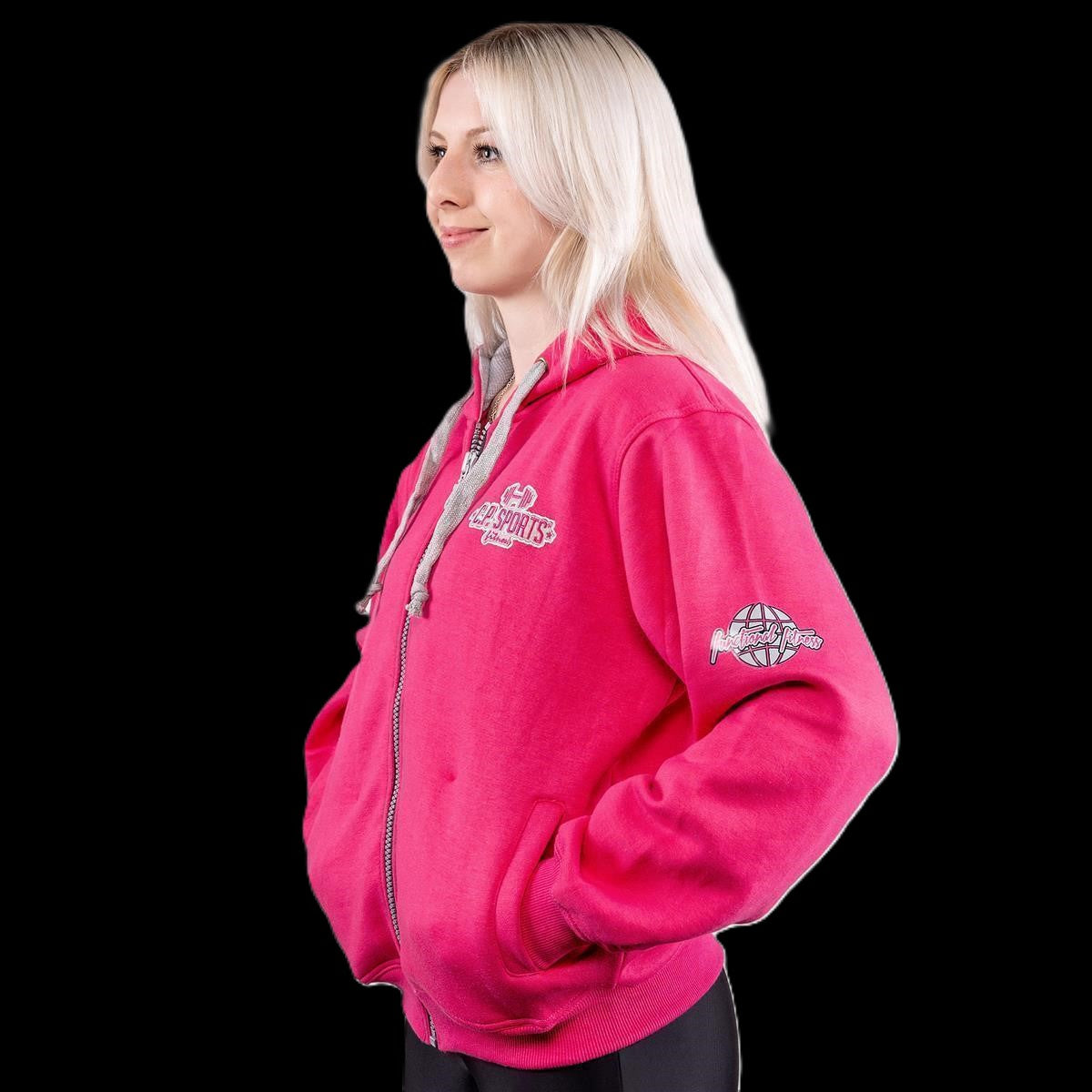 Zip Hoodie Pink Unisex - S.P. Sports - S18