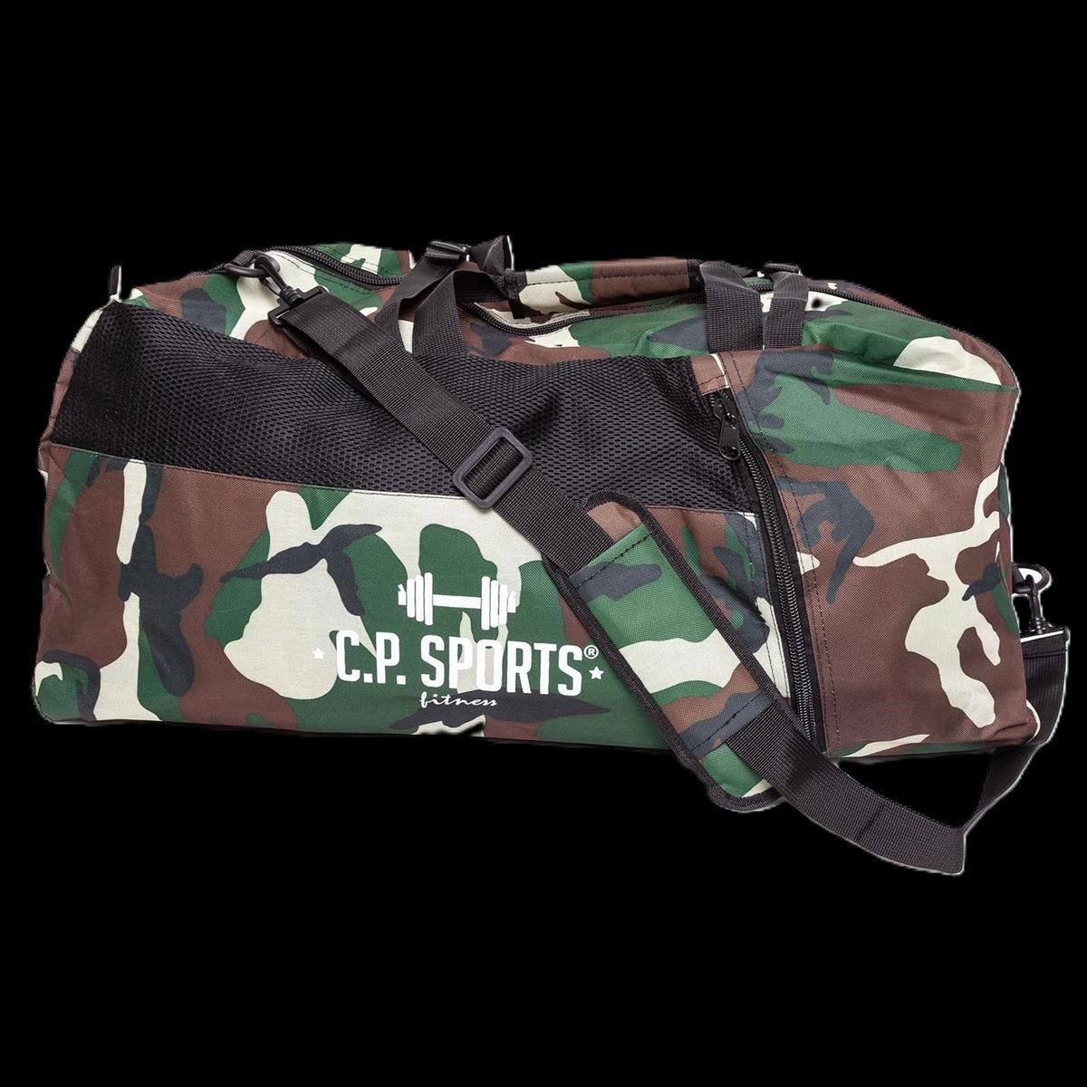 Kombi Sporttasche Groß - 3x Varianten in einem - Camouflage C.P.Sports-S5-1