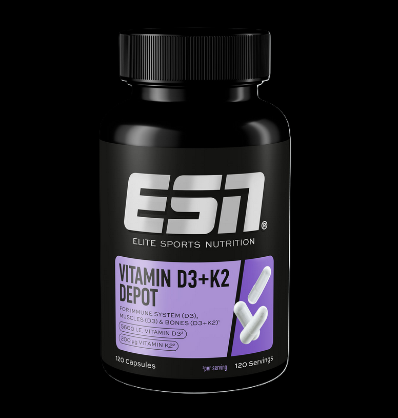 ESN -  Vitamin D3+K2 Depot 120 Kapseln
