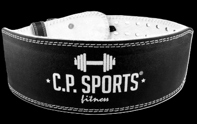 Gewichthebergürtel Leder Schwarz - C.P. Sports - T6
