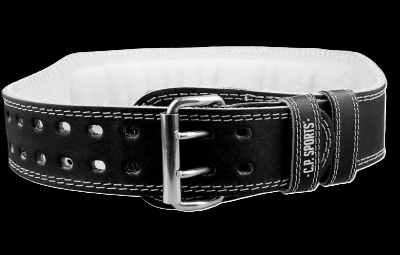 Gewichthebergürtel Leder Schwarz - C.P. Sports - T6