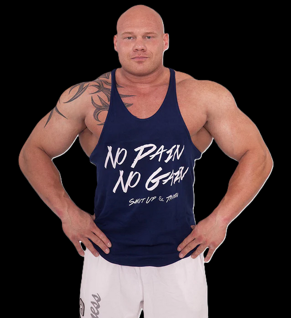 Tanktop "NO Pain NO Gain" verschieden Farben - C.P. Sports- S6-1
