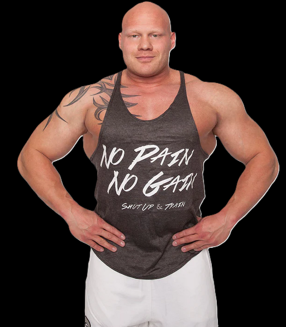 Tanktop "NO Pain NO Gain" verschieden Farben - C.P. Sports- S6-1